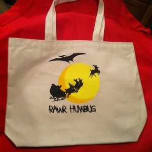 COPY - Rawr Humbug Pterodactyl Reindeer Snatcher Tote